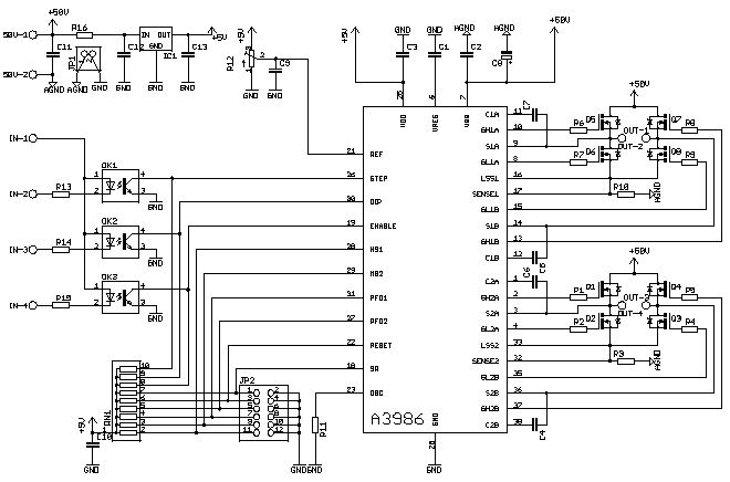 allegro a3986 stepper