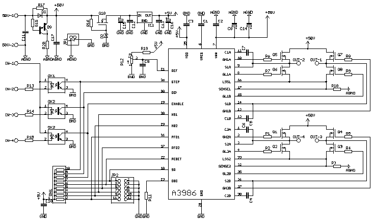 allegro a3986 stepper