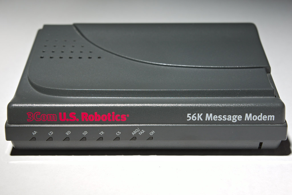 3com u.s.robotics 56k message modem