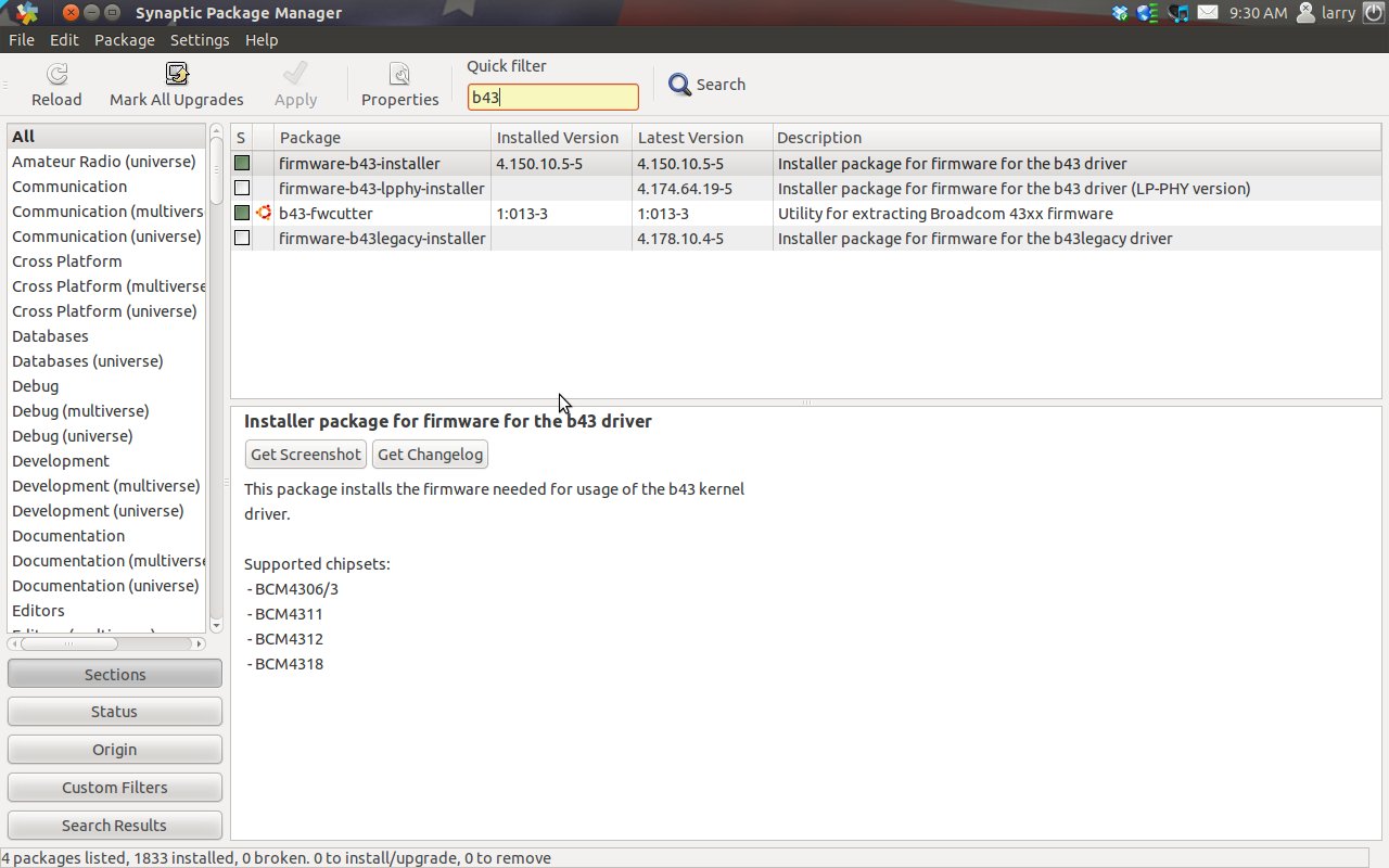 debian bcm4312