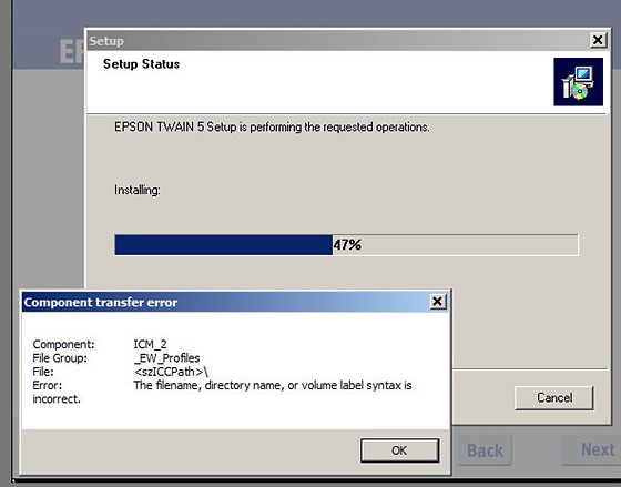 epson 2450 twain
