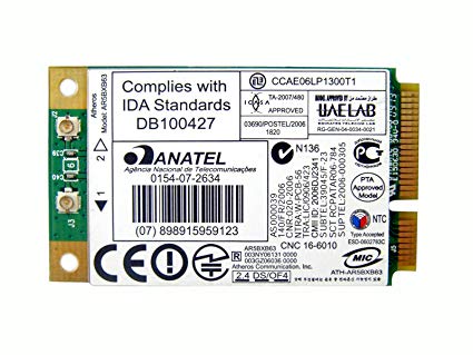 atheros ar5007eg wireless adapter