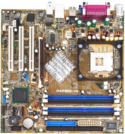 asus p4p800-vm graphics