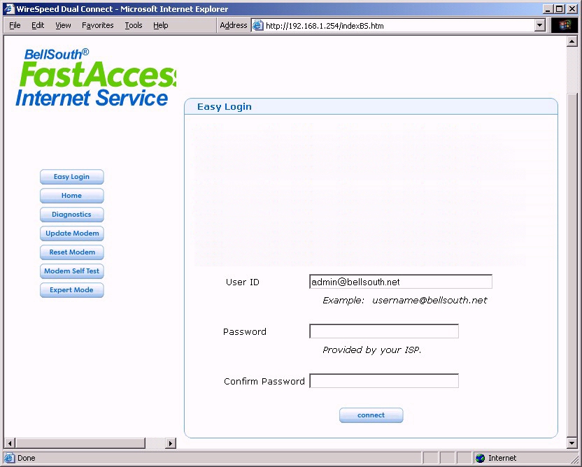 bellsouth fast access dsl