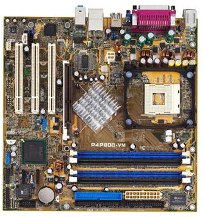 asus p4p800-vm graphics