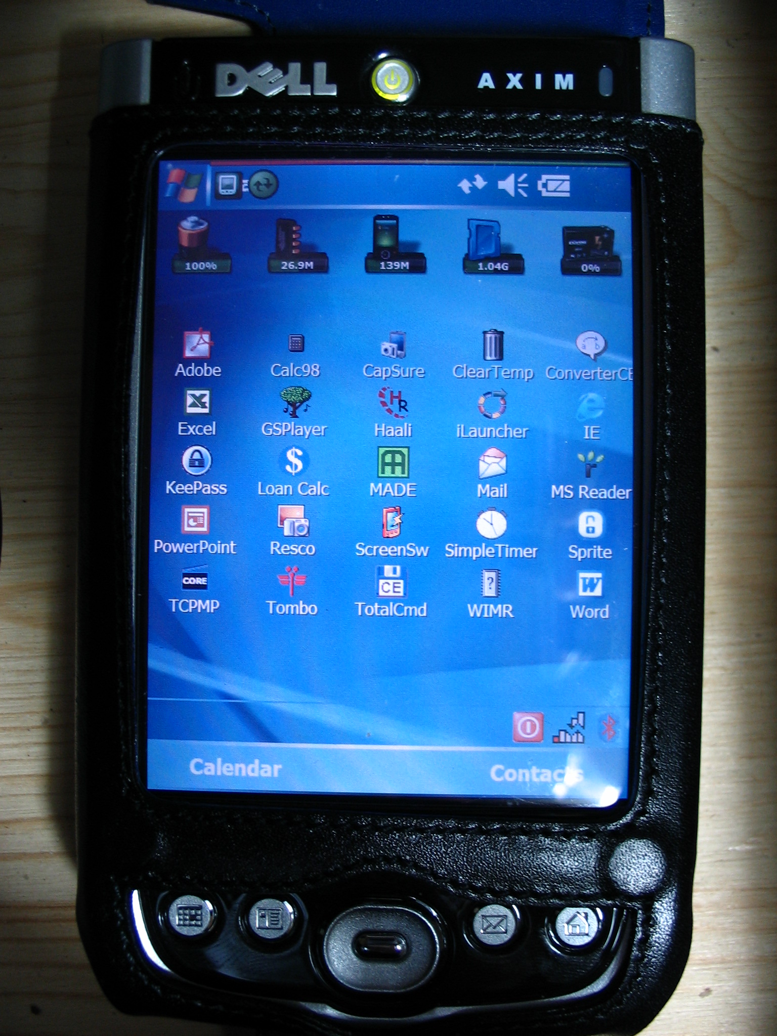 dell axim x51v