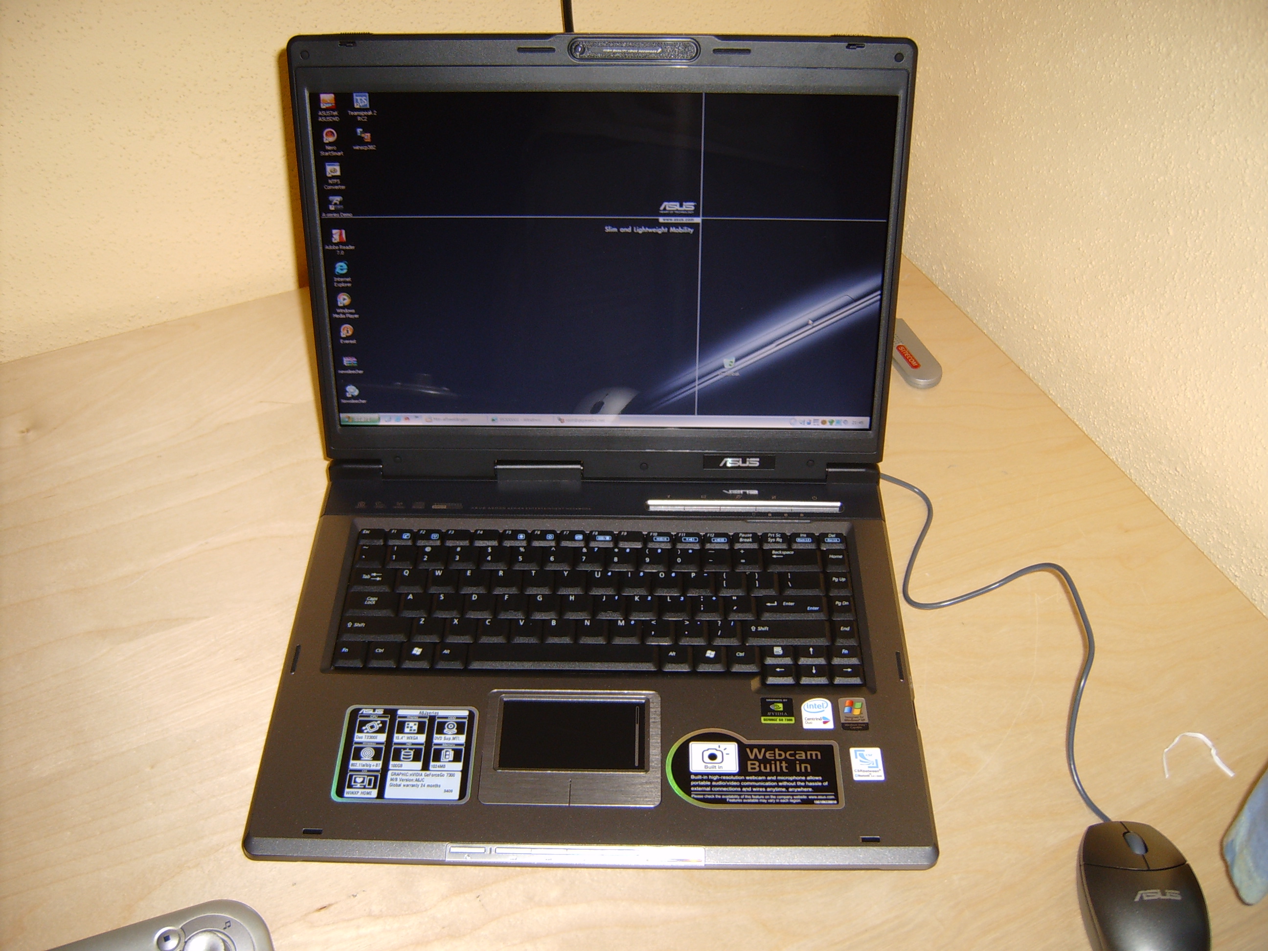 asus a6jc camera